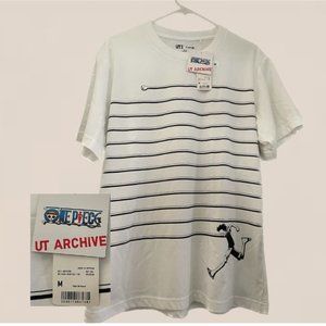Uniqlo One Piece (Anime) Stripped T-Shirt